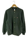 【中古】Champion◆カーディガン(厚手)/L/コットン/GRY【メンズウェア】