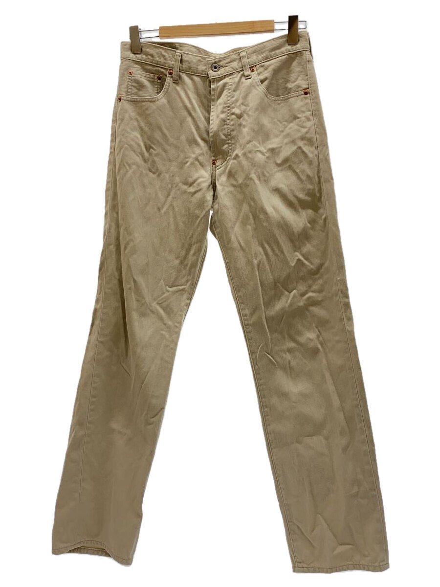 【中古】Levi’s◆ボトム/34/コットン/BEG/無地/702-11/ピケパンツ/ビッグE/復刻【メンズウェア】