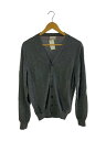 【中古】MONCLER◆カーディガン(薄手)/L/ウール/GRY/D20919418300【メンズウェア】