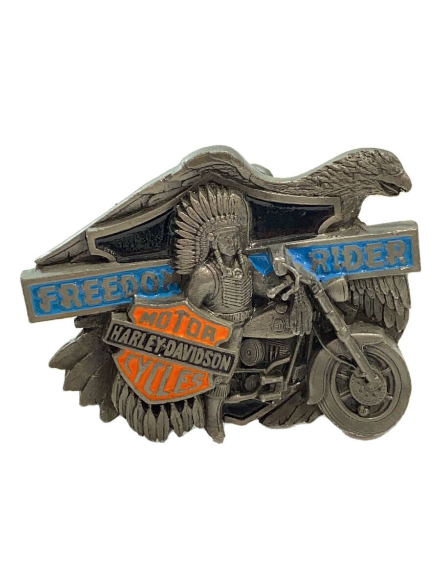 HARLEY DAVIDSON◆ベルトバックル/FREEDOM RIDER/1993 BARON USA/小物/メンズ