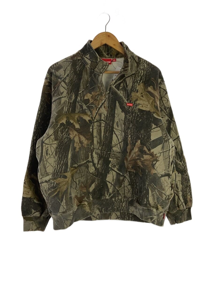 Supreme◆25ss/Small Box Half Zip Pullover Camo/スウェット/M/コットン/カモフラ