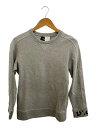 【中古】DIESEL◆スウェット/前V/XS/コットン/グレー/背タグホツレ有【メンズウェア】