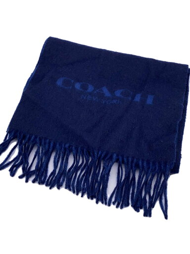 【中古】COACH◆マフラー/ウール/BLU/無地/メンズ/F86542【服飾雑貨他】 【中古】COACH◆マフラー/ウール/BLU/無地/メンズ/F86542【服飾雑貨他】