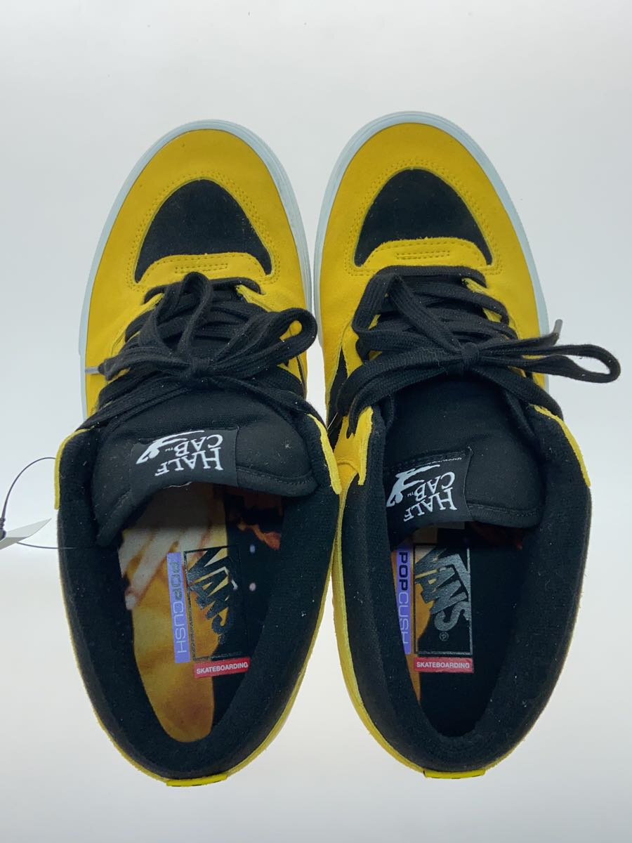 【中古】VANS◆ハイカットスニーカー/28.5cm/YLW/スウェード/508357/HALFCAB/ブルースリー【シューズ】