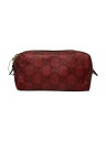【中古】GUCCI◆ポーチ/RED/総柄/153223・2888【バッグ】(4)