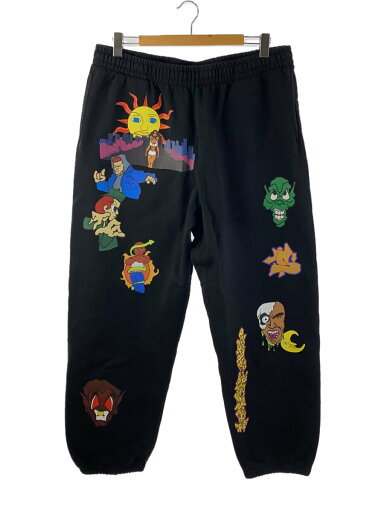 【中古】Supreme◆23AW/Sunrise Sweatpant/XL/コットン/BLK【メンズウェア】