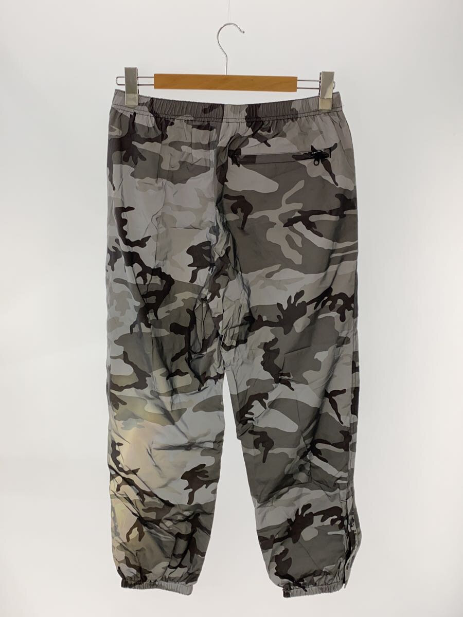 【中古】Supreme◆18AW/Reflective Camo Warm Up Pant/ボトム/S/ポリエステル/GRY/カモフラ【メンズウェア】