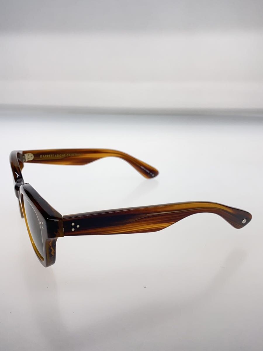 【中古】Garrett Leight◆サングラス/ウェリントン/BRW/BLK/メンズ//【服飾雑貨他】