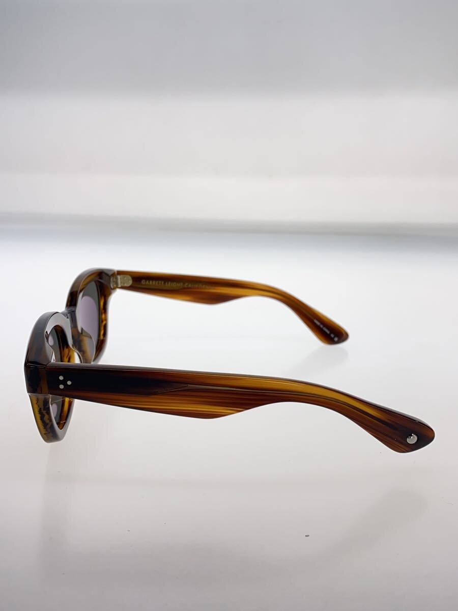 【中古】Garrett Leight◆サングラス/ウェリントン/BRW/BLK/メンズ//【服飾雑貨他】
