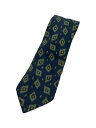 【中古】YVES SAINT LAURENT◆ネクタイ/シルク/BLU/総柄/メンズ【服飾雑貨他】