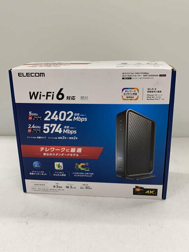 【中古】ELECOM◆Wi-Fiギガビットルーター/無線LANルーター WRC-X3000GSN【パソコン】 【中古】ELECOM◆Wi-Fiギガビットルーター/無線LANルーター WRC-X3000GSN【パソコン】