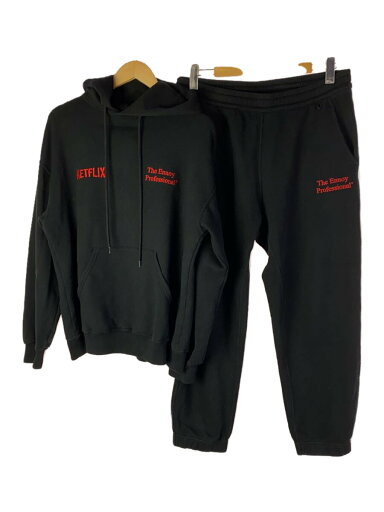 【中古】the ennoy professional◆×NETFLIX/セットアップ/L/コットン/BLK/AW23BRENCT02NTL【メンズウェア】 【中古】the ennoy professional◆×NETFLIX/セットアップ/L/コットン/BLK/AW23BRENCT02NTL【メンズウェア】