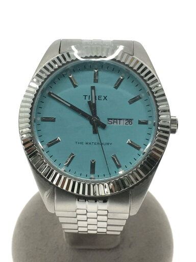 【中古】TIMEX◆ウォーターベリー レガシー/スカイブルー/クォーツ腕時計/アナログ/ステンレス/ブルー/シルバー//【服飾雑貨他】 【中古】TIMEX◆ウォーターベリー レガシー/スカイブルー/クォーツ腕時計/アナログ/ステンレス/ブルー/シルバー//【服飾雑貨他】