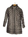 【中古】MONCLER◆MONTANA/ロングダウン/ダウンジャケット/1/ポリエステル/GRY/無 ...