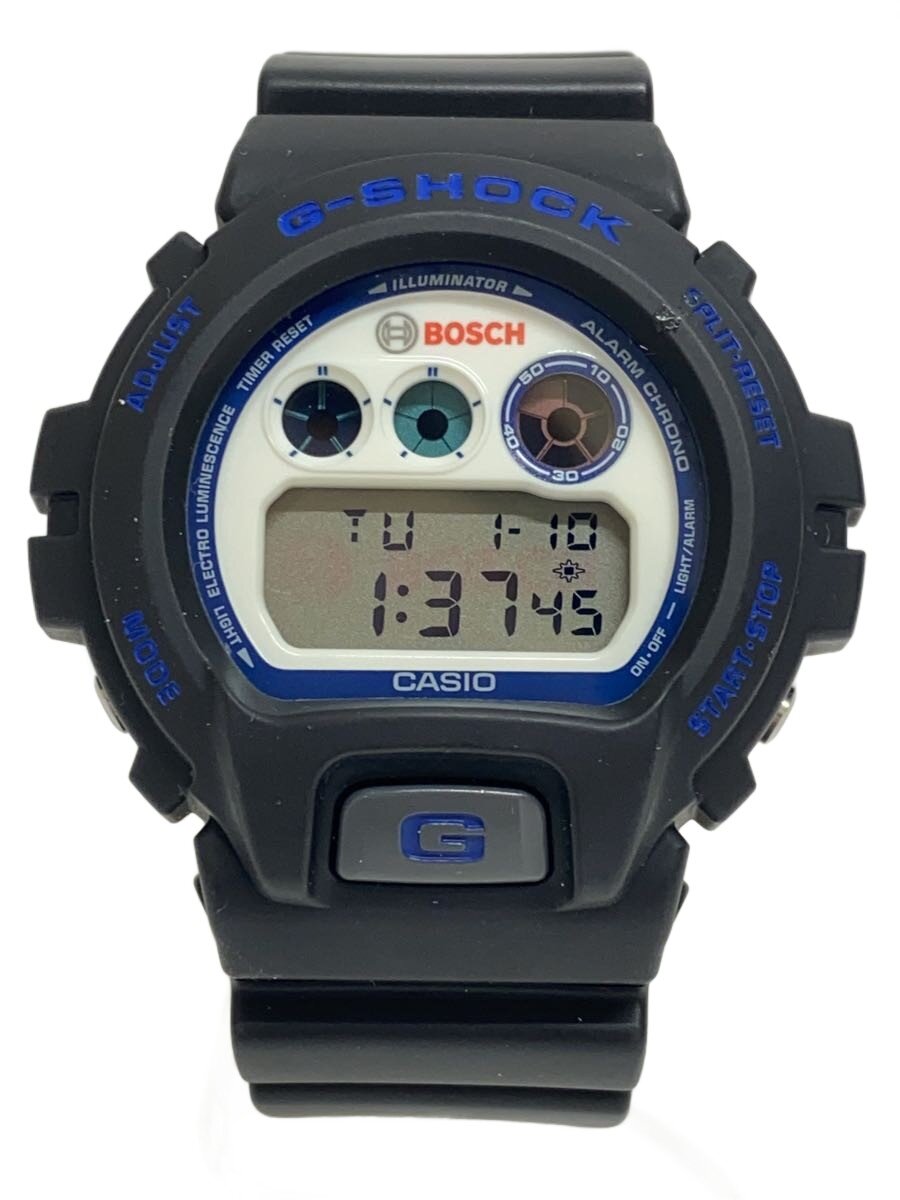 【中古】CASIO◆クォーツ腕時計/デジタル/--/WHT/BLK/DW-6900FS【服飾雑貨他】