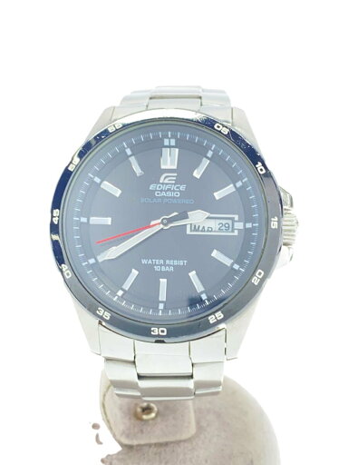【中古】CASIO◆ソーラー腕時計/アナログ/ステンレス/SLV/SLV/SS/EFR-100SBBJ-1AJF【服飾雑貨他】 【中古】CASIO◆ソーラー腕時計/アナログ/ステンレス/SLV/SLV/SS/EFR-100SBBJ-1AJF【服飾雑貨他】