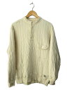 【中古】snow peak◆スウェット/S/コットン/CRM/JK-22AU113【メンズウェア】