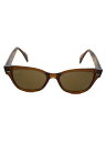 【中古】Ray-Ban◆サングラス/ウェリントン/プラスチック/BRW...(4)