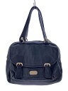 【中古】SEE BY CHLOE◆ハンドバッグ/レザー/BLK/無地【バッグ】