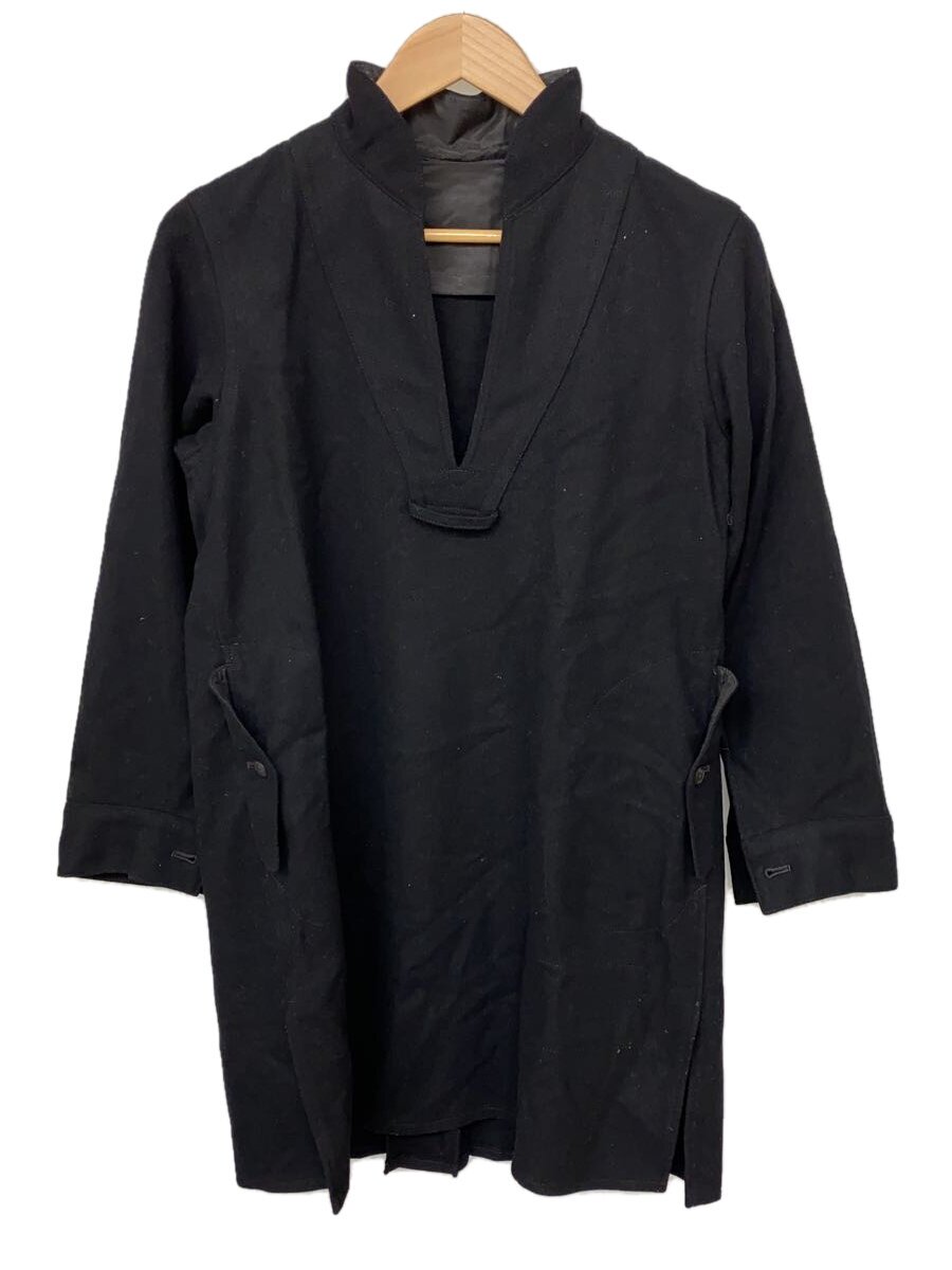 Robes&Confections◆長袖ワンピース/--/ウール/BLK/無地/ステッチ
