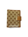 【中古】GUCCI◆手帳カバー/--/BEG/総柄/レディース/115240【服飾雑貨他】