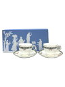 【中古】WEDGWOOD◆ペアカップ ソーサー/2点セット/WHT【キッチン用品】