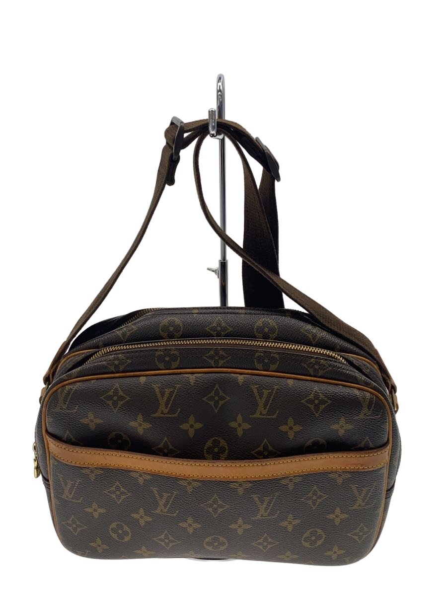 【中古】LOUIS VUITTON◆リポーターPM_モノグラム・キャンバス/PVC/BRW//【バッグ】