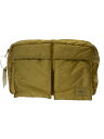 【中古】PORTER◆ウエストバッグ/--/GLD/無地【バッグ】