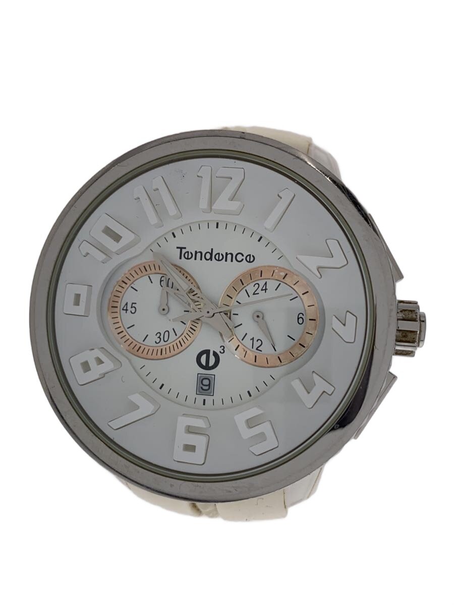 【ブランド】Tendence 【ブランドカナ】テンデンス 【型番】 【程度】B 【サイズ】 【メインカラー】ホワイト 【素材・生地】ラバー 【キーワード】　　　/ 2026/05/28 セカンドストリートシーナシーナ尾張旭店【5057】【中古】Tendence◆クォーツ腕時計/アナログ/ラバー ブランド Tendence 型番 カラー ホワイト 柄 素材・生地 ラバー>色・素材について サイズ >サイズ表示について 実寸（cm） 【腕時計】 ケース縦：5.6 / ケース横：5.6 / 文字盤縦：4.4 / 文字盤横：4.4 / ケースの厚さ：1.8 / バンド幅：2 / 手首周り：/ 【その他】 その他サイズ：/ 商品は　セカンドストリートシーナシーナ尾張旭店の店頭にて販売しております。商品に関するお問合わせは、お電話(TEL:0561-67-0171)にて、問合わせ番号：2324493013353をお伝えください。 配送方法やお支払い方法に関するお問い合わせは、サポートセンターまでご連絡をお願いします。 ※お電話の対応は営業時間内のみとなります。お問い合わせフォームでお問い合わせの際はご注文番号をご記入下さい