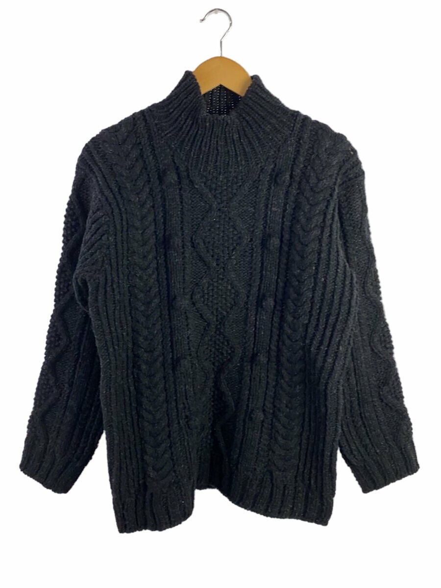 【中古】Y’s◆ニット・セーター(厚手)/2/ウール/BLK/YX-K97-589【メンズウェア】