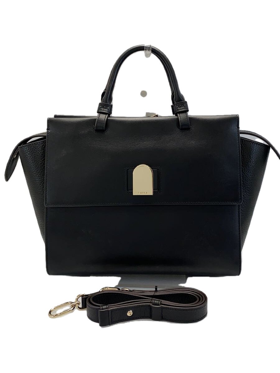 【中古】FURLA◆EMMA/2Wayハンドバッグ/