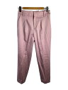 【中古】BALMAIN◆ボトム/38/ウール/PNK【レディースウェア】