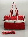 【中古】LESPORTSAC◆ボストンバッグ/--/RED/DELUXE MED WEEKENDER/SPECTATOR ROUGE RED【バッグ】