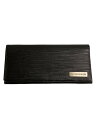 【中古】CK Calvin Klein◆長財布/牛革/BLK/無地/メンズ/808616【服飾雑貨他】