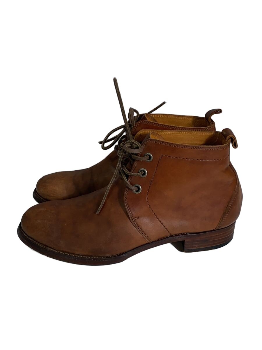 【中古】chausser◆チャッカブーツ/27cm/BRW/馬革/C-7120【シューズ】