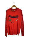 【中古】SCREEN STARS◆長袖Tシャツ/L/コットン/RED【メンズウェア】