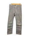 【中古】Helmut Lang◆本人期/ストレートパンツ/ボトム/29/コットン/GRY//【メンズウェア】