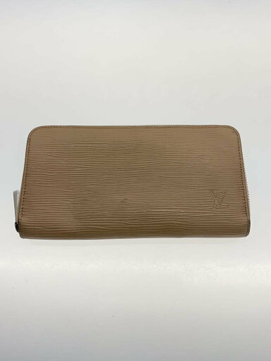 【中古】LOUIS VUITTON◆ジッピー・ウォレット_エピ_GRY/レザー/BEG/レディース/状態考慮【服飾雑貨他】 【中古】LOUIS VUITTON◆ジッピー・ウォレット_エピ_GRY/レザー/BEG/レディース/状態考慮【服飾雑貨他】