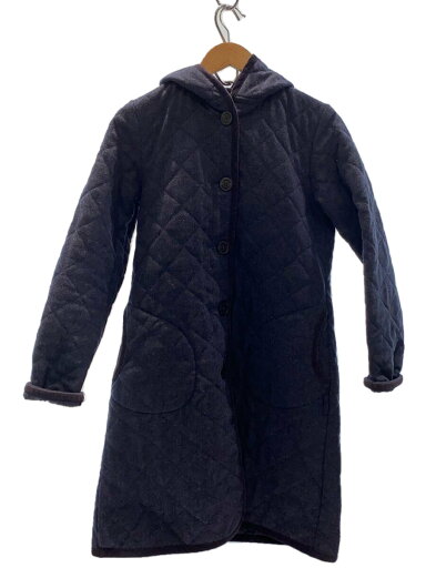 【中古】LAVENHAM◆コート/38/ウール/NVY【レディースウェア】 【中古】LAVENHAM◆コート/38/ウール/NVY【レディースウェア】