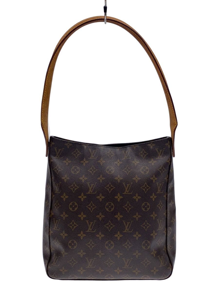 LOUIS VUITTON◆ルーピングGM_モノグラム・キャンバス/PVC/BRW