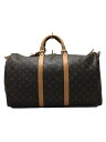 【中古】LOUIS VUITTON◆キーポル・バンドリエール50_モノグラム_BRW/PVC/BRW【バッグ】