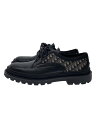 【中古】Christian Dior◆EXPL DERBY CALF DO JACQUARD/ドレスシューズ/40/BLK/レザー//【シューズ】(4)