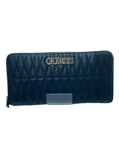 【中古】GUESS◆長財布/--/BLK/レディースキルティング/ラウンドファスナー【服飾雑貨他】 【中古】GUESS◆長財布/--/BLK/レディースキルティング/ラウンドファスナー【服飾雑貨他】