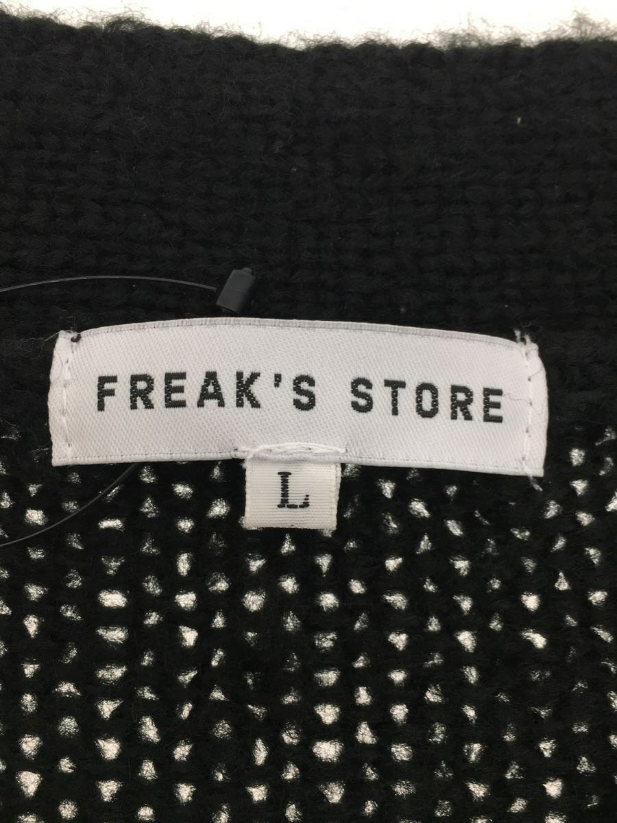 【中古】FREAK’S STORE◆カーディガン(厚手)/L/アクリル/BLK/無地/FSEC22AW-M193【メンズウェア】 3