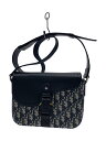 【中古】Christian Dior◆サドルメッセンジャー/ショルダーバッグ/クリーム/総柄/クリスチャンディオール【バッグ】