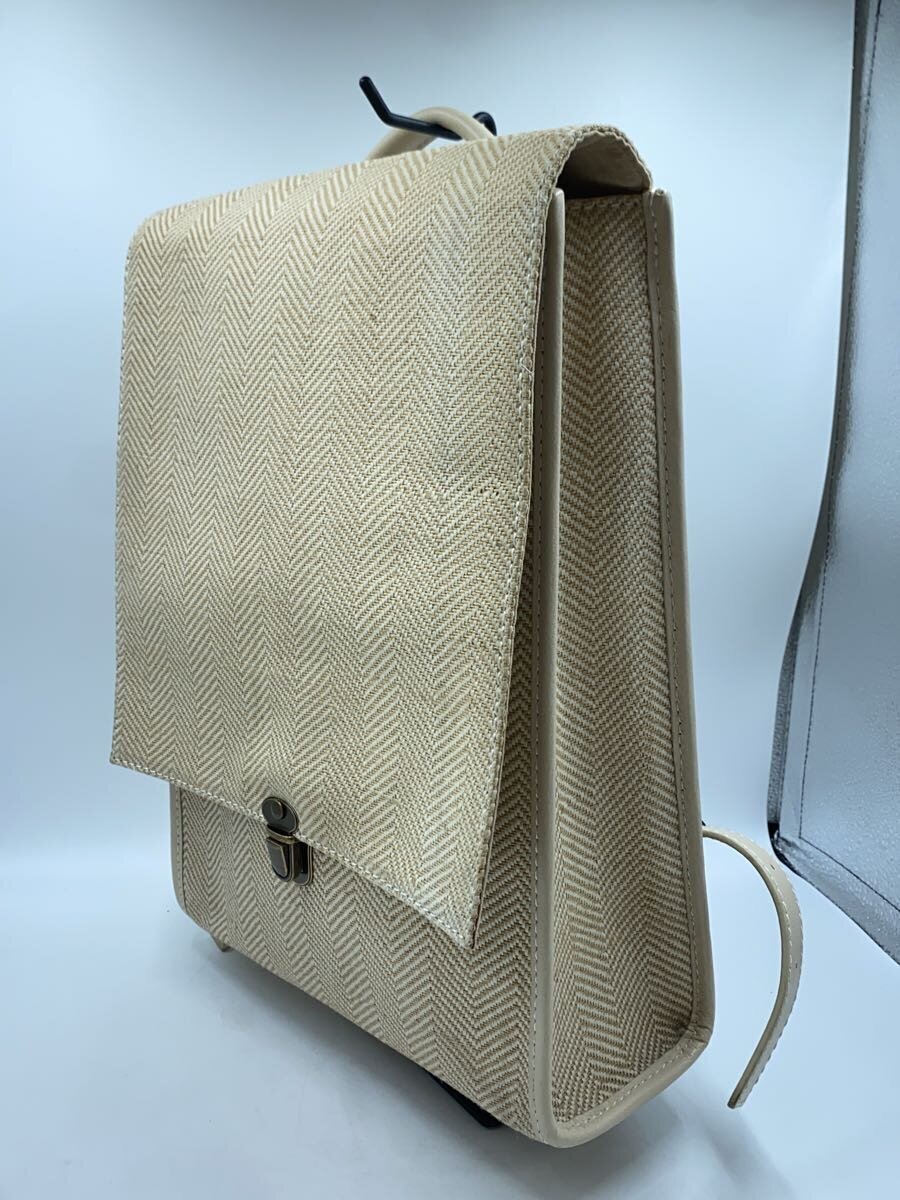 【中古】MOTHERHOUSE◆リュック/--/BEG/ヘリンボーン【バッグ】 jumblestore-37622715 2nd STREET 楽天市場店 サンプル画像2