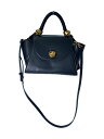 【中古】CHARLES&KEITH◆バッグ/レザー/BLK/無地【バッグ】