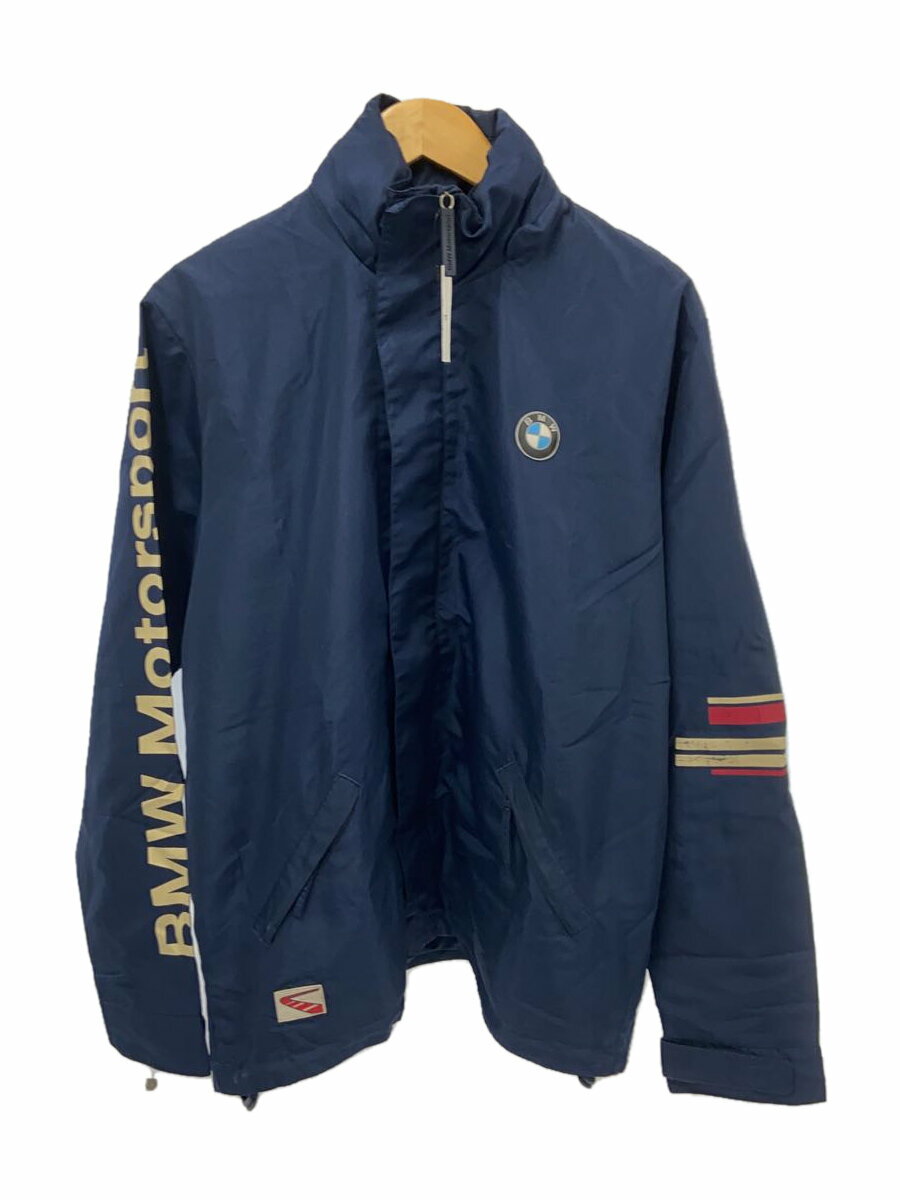 【中古】BMW/ラバーロゴ/マウンテンパーカー/L/ポリエステル/NVY【メンズウェア】