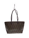 【中古】FENDI◆ズッカ柄/トートバッグ/ブラウン/総柄/8bh198-g87-148-2111【バッグ】