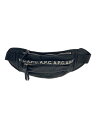 【中古】A.P.C.◆ウエストバッグ/--/ブラック【バッグ】